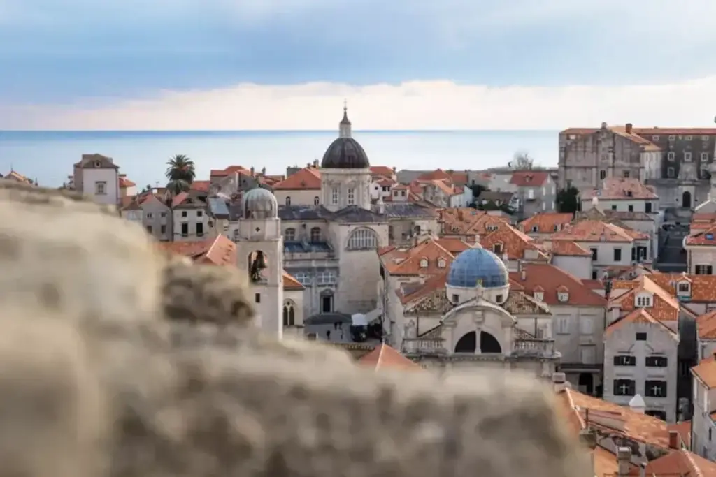 View of Dubrovnik's old town
