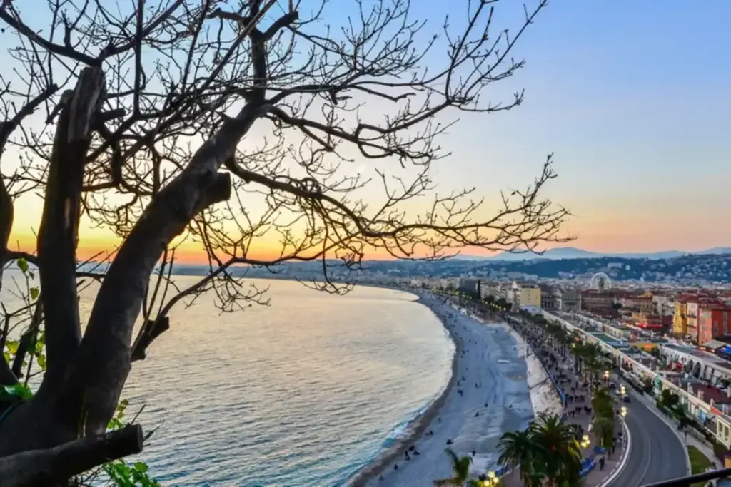 Winter in Nice, France