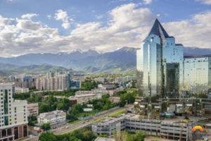 Almaty mountain landscape