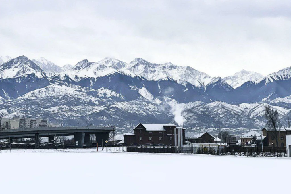 Winter landscapes of the Almaty region
