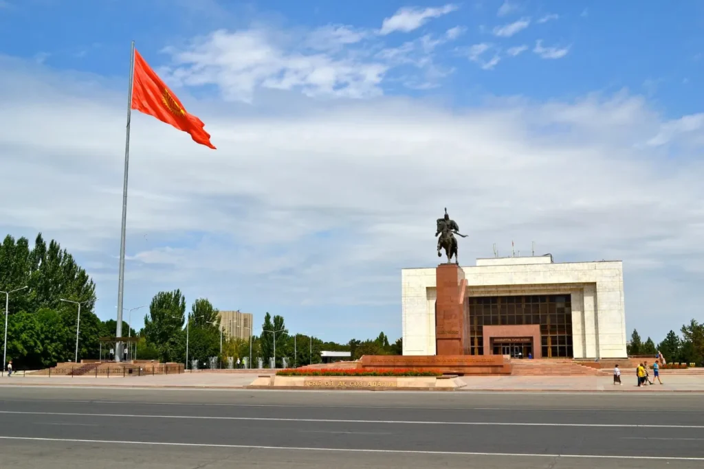 Ala-Too Square, one of the main attractions of Bishkek