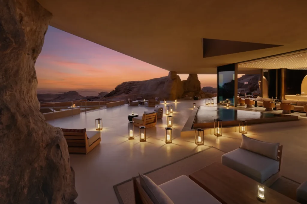 Вид на отель Desert Rock Resort