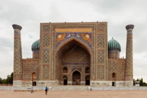 Sherdor Madrasah on Registan Square, Samarkand, Uzbekistan