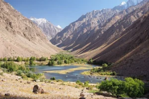 Mountains, Lake, Nature, Central Asia