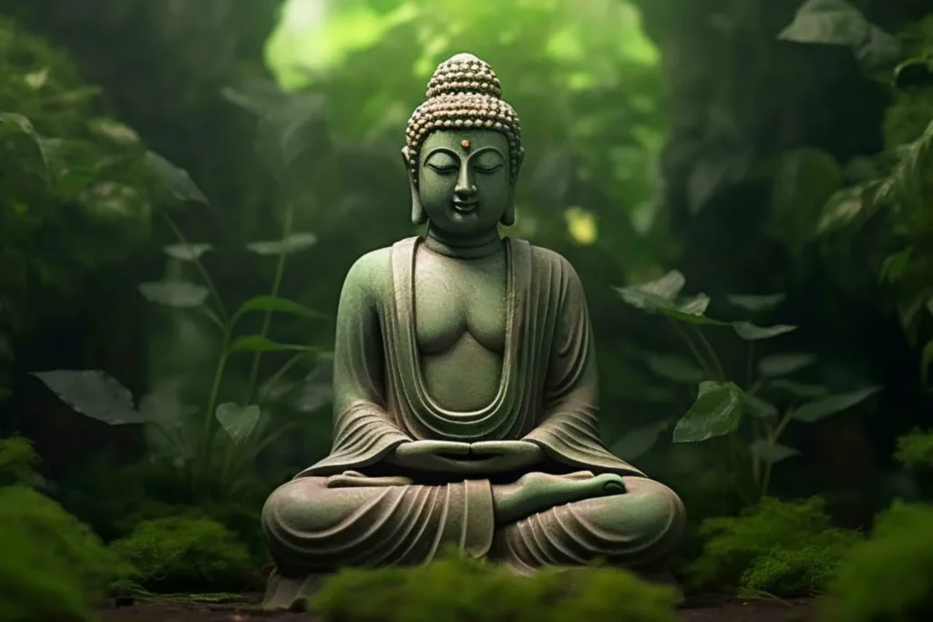 Будда медитирует